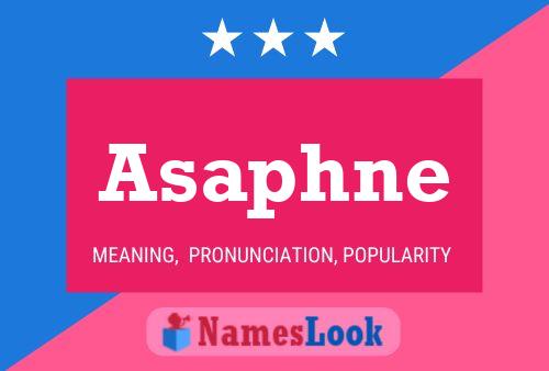 Asaphne Namensposter