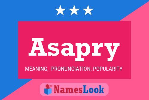 Asapry Namensposter