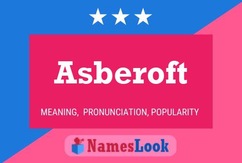 Asberoft Namensposter