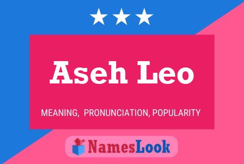 Aseh Leo Namensposter