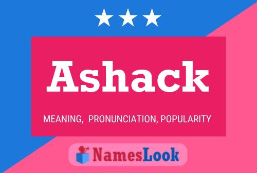 Ashack Namensposter