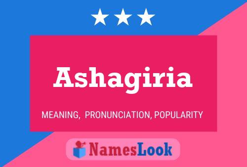 Ashagiria Namensposter