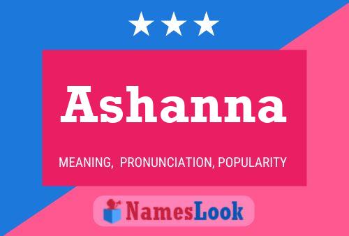 Ashanna Namensposter