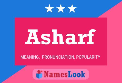 Asharf Namensposter