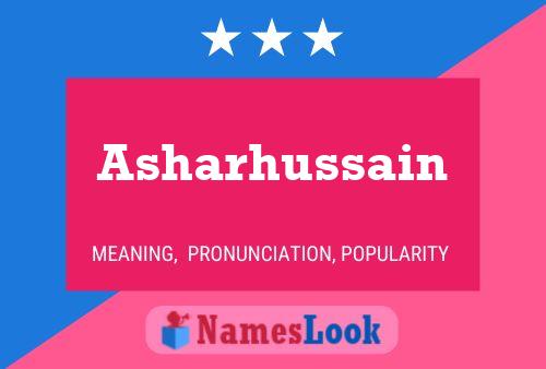 Asharhussain Namensposter