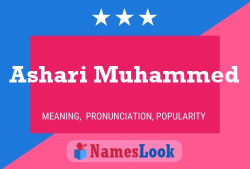 Ashari Muhammed Namensposter