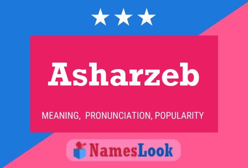 Asharzeb Namensposter