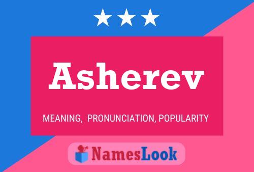 Asherev Namensposter