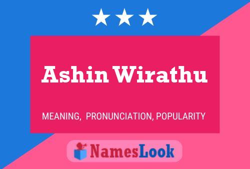 Ashin Wirathu Namensposter