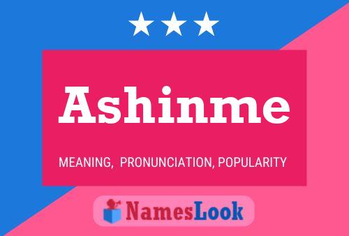 Ashinme Namensposter