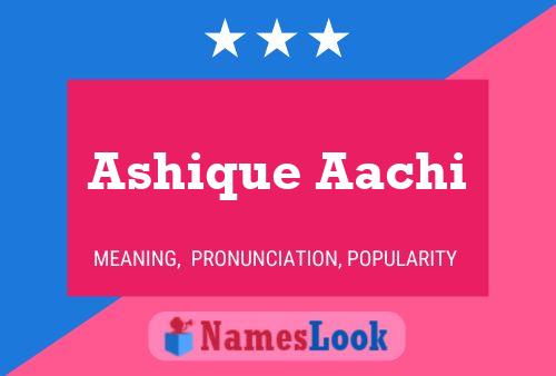 Ashique Aachi Namensposter