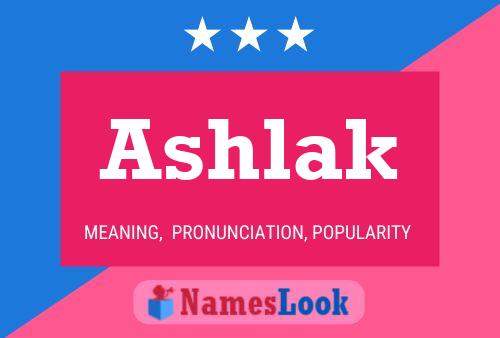 Ashlak Namensposter