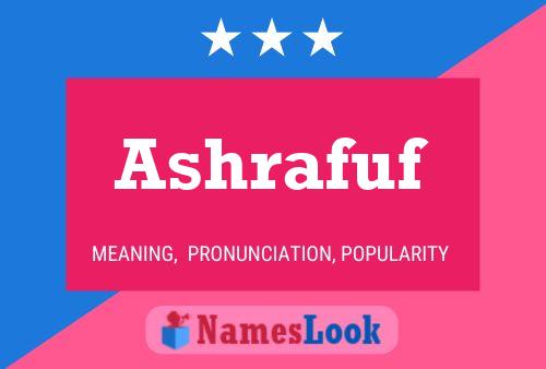 Ashrafuf Namensposter