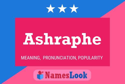 Ashraphe Namensposter