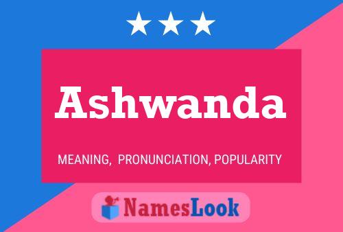 Ashwanda Namensposter