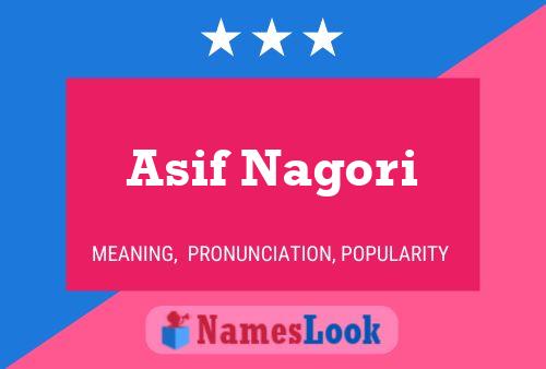 Asif Nagori Namensposter