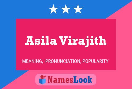 Asila Virajith Namensposter