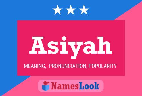 Asiyah Namensposter