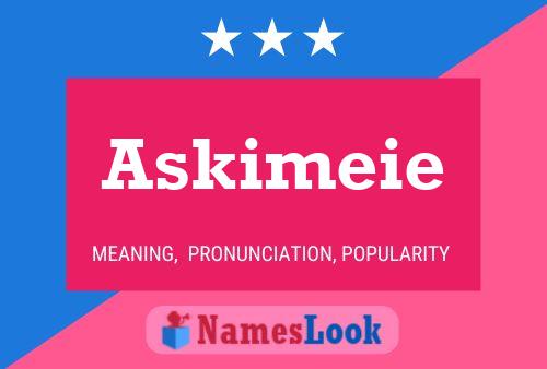 Askimeie Namensposter