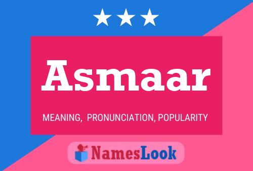 Asmaar Namensposter