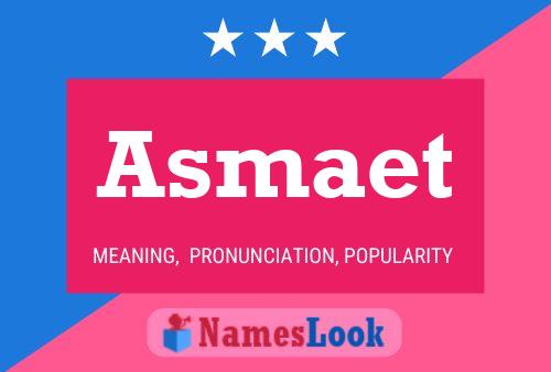 Asmaet Namensposter