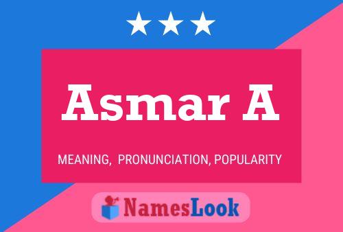 Asmar A Namensposter