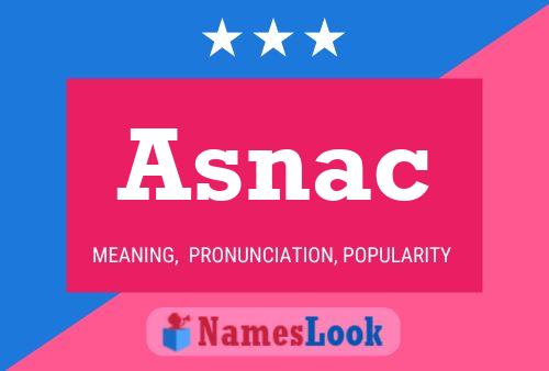 Asnac Namensposter