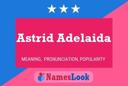 Astrid Adelaida Namensposter