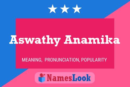 Aswathy Anamika Namensposter