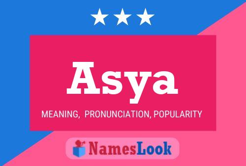 Asya Namensposter