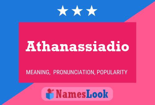 Athanassiadio Namensposter