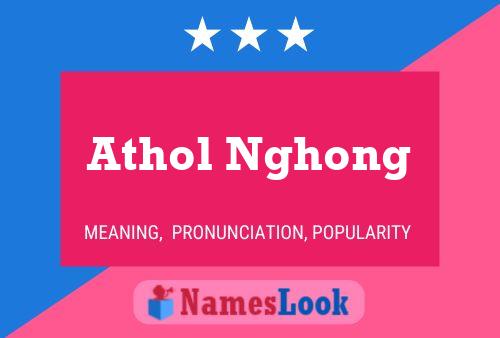 Athol Nghong Namensposter