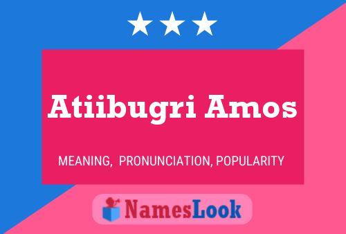 Atiibugri Amos Namensposter