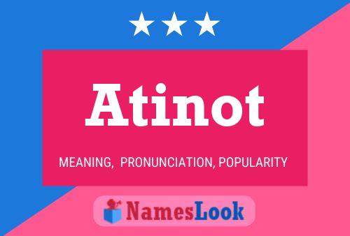 Atinot Namensposter