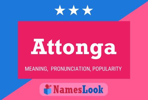 Attonga Namensposter