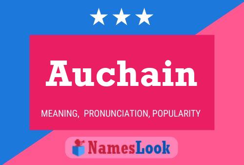 Auchain Namensposter