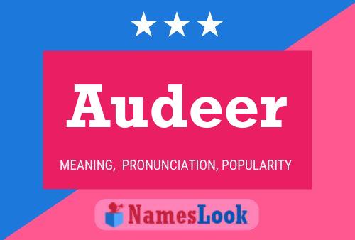 Audeer Namensposter