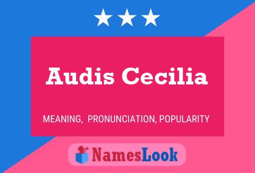 Audis Cecilia Namensposter