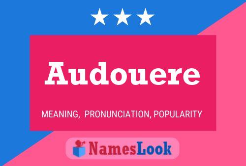 Audouere Namensposter