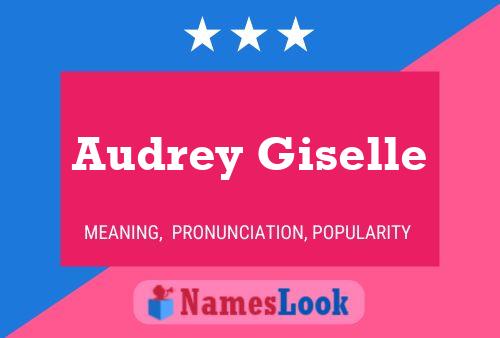 Audrey Giselle Namensposter