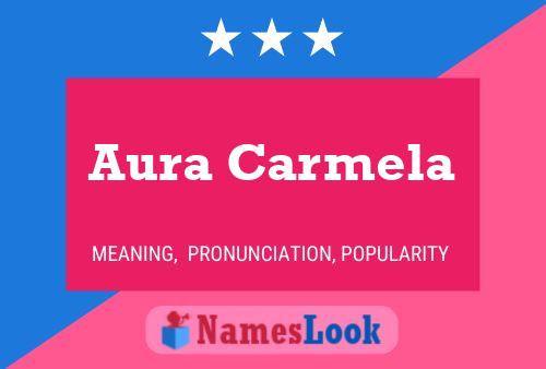 Aura Carmela Namensposter