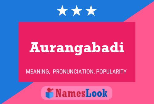 Aurangabadi Namensposter