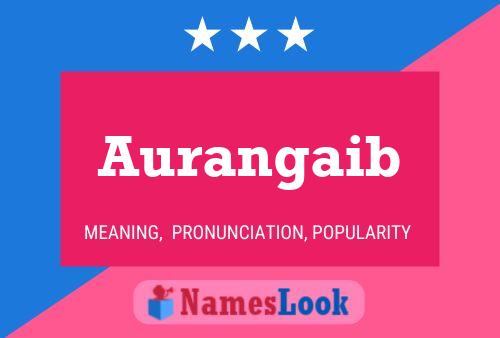 Aurangaib Namensposter