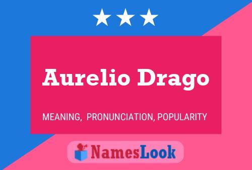 Aurelio Drago Namensposter