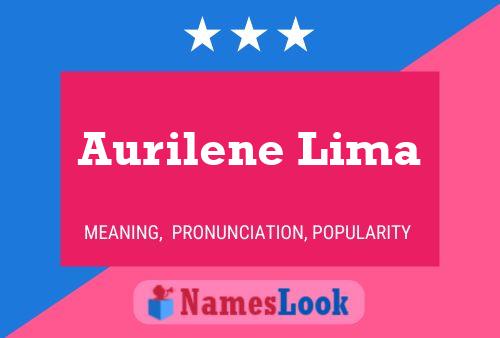 Aurilene Lima Namensposter