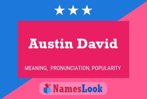 Austin David Namensposter