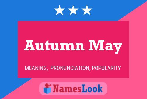 Autumn May Namensposter