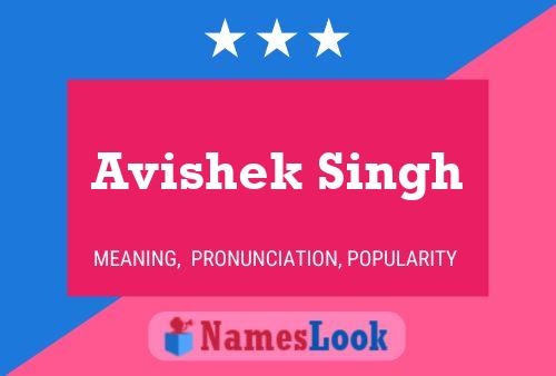 Avishek Singh Namensposter