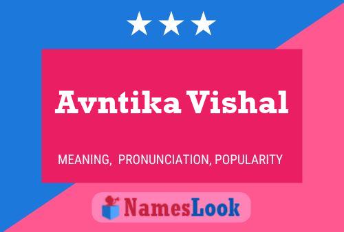 Avntika Vishal Namensposter