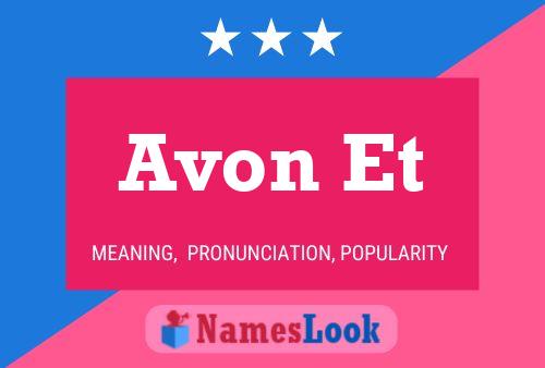 Avon Et Namensposter